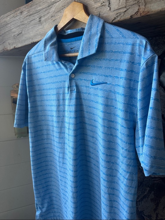 Nike Other - Nike Dri-FIT Tour Vapor Striped Golf Polo Men’s Large